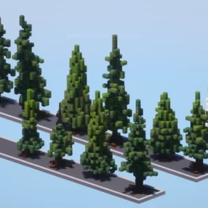 Custom Spruce Trees Pack