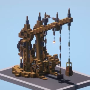 Medieval Wooden Crane